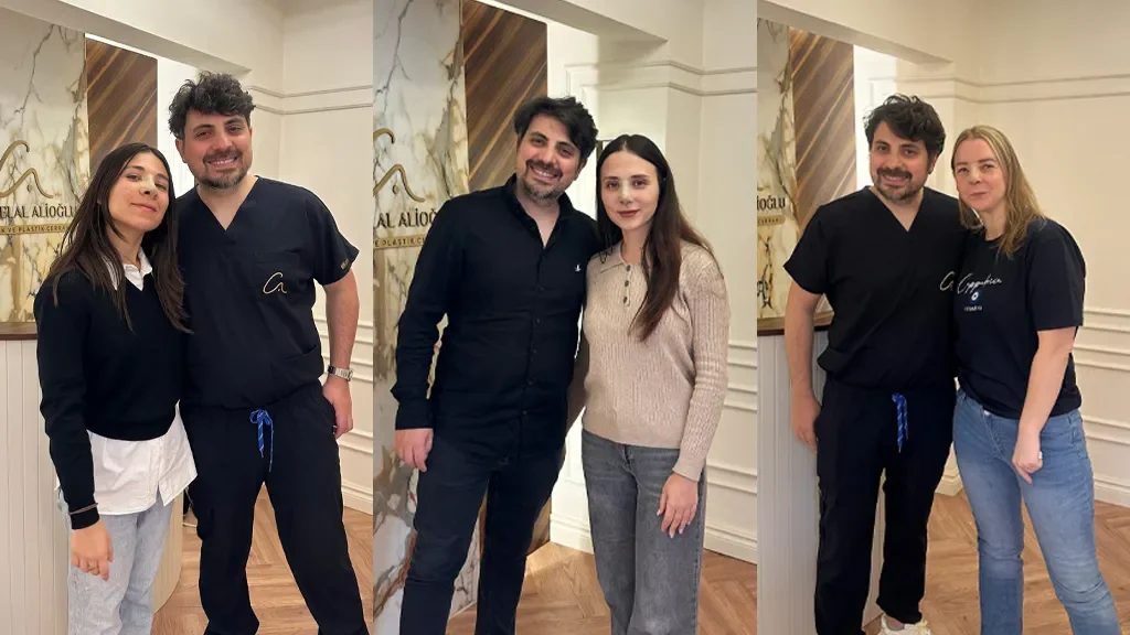 rhinoplasty recovery in turkey dr celal alioglu
