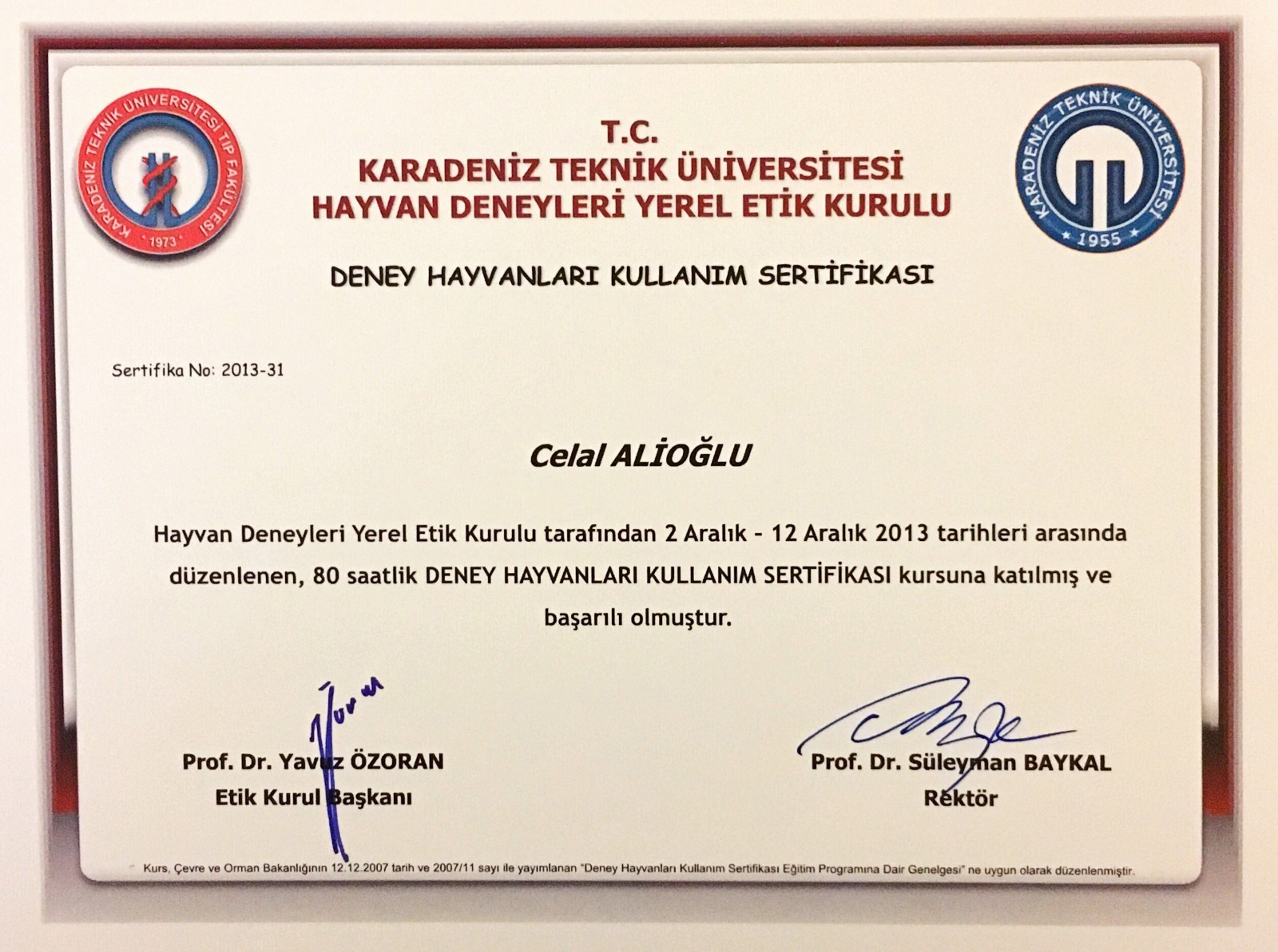 Op. Dr. Celal Alioğlu